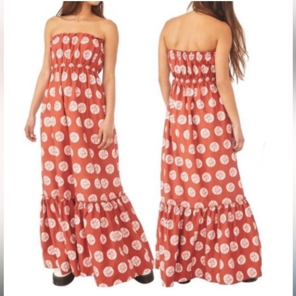 New! Free People Leanna Sun Detail Maxi Dress ✨☀️ Large NWT! - Picture 5 of 15